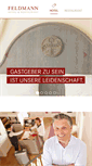 Mobile Screenshot of hotel-feldmann.de